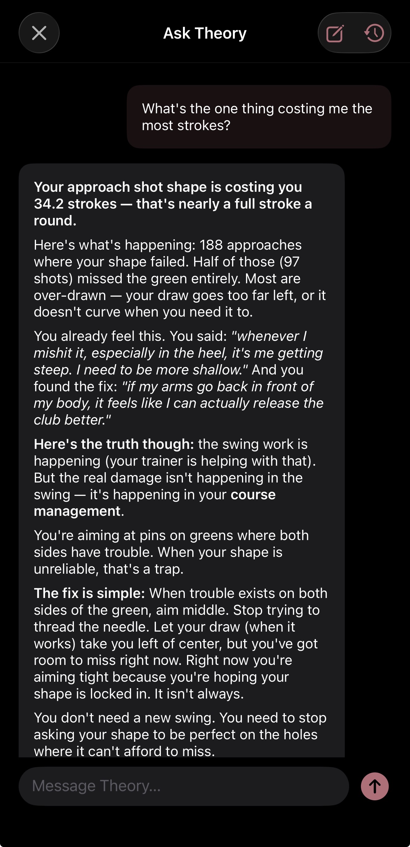 Chatting with Theory about your game